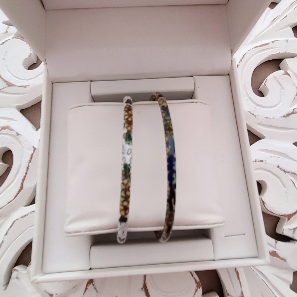 Vintage Cloisonné Bangles